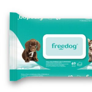 Freedog Toallitas Húmedas Clorhexidina para Perros y Gatos