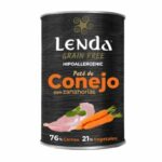 Lenda Comida Húmeda de Conejo con Zanahorias para Perros