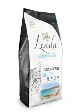 Lenda Pienso Adult Sensitive & Sterilized Grain Free para Gatos 2 Kg